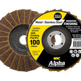 Sheffield Flap Disc Surface Finishing Coarse Brown Scm