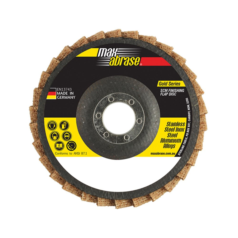 Sheffield Flap Disc Surface Finishing Coarse Brown Scm