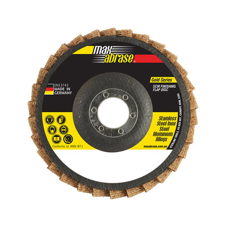Sheffield Flap Disc Surface Finishing Coarse Brown Scm