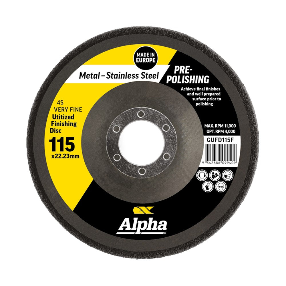 Sheffield Unitized Finishing Disc 4s Very Fine