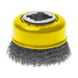 Sheffield Alpha Cup Brush X-Lock Steel Wire Crimped
