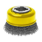 Sheffield Alpha Cup Brush X-Lock Steel Wire Crimped