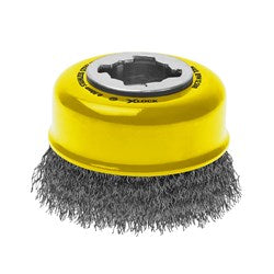 Sheffield Alpha Cup Brush X-Lock Stainless Steel Wire Crimped
