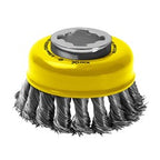 Sheffield Alpha Cup Brush X-Lock Stainless Steel Wire Knotted