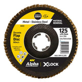 Sheffield Alpha Flap Disc X-Lock Zirconia