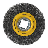 Sheffield Alpha Wheel Brush X-Lock Steel Wire Crimped