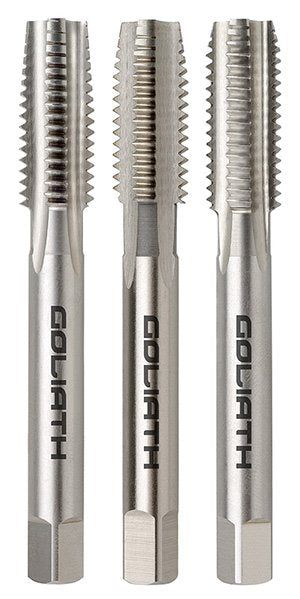 Bordo Mf LLeft Hand HSS Tap Set Goliath