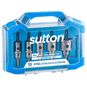 Sutton Holesaw H117 TCT Metal W Arbor Set