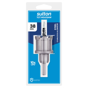 Sutton Holesaw H117 TCT Metal W Arbor -depth