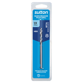 Sutton Drill H122 Pilot HSS Suits Quick-release — official supplier product image