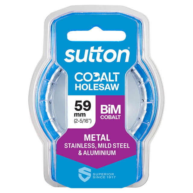 Sutton Holesaw H125 Bi-metal Cobalt Plumber Set