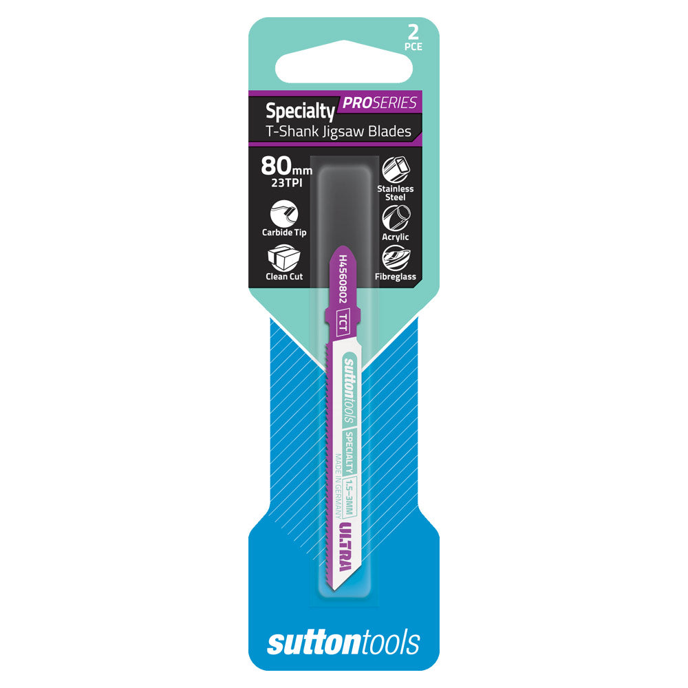 Sutton Blade H456 Jigsaw T-shk TCT Stainless Ultra