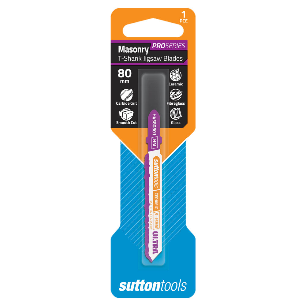 Sutton Blade H458 Jigsaw T-shk Tc-grit Masonry Ceram Ultra