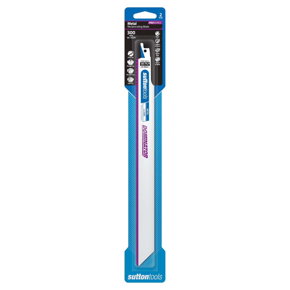 Sutton Blade H509 Recip Bim Metal Domin