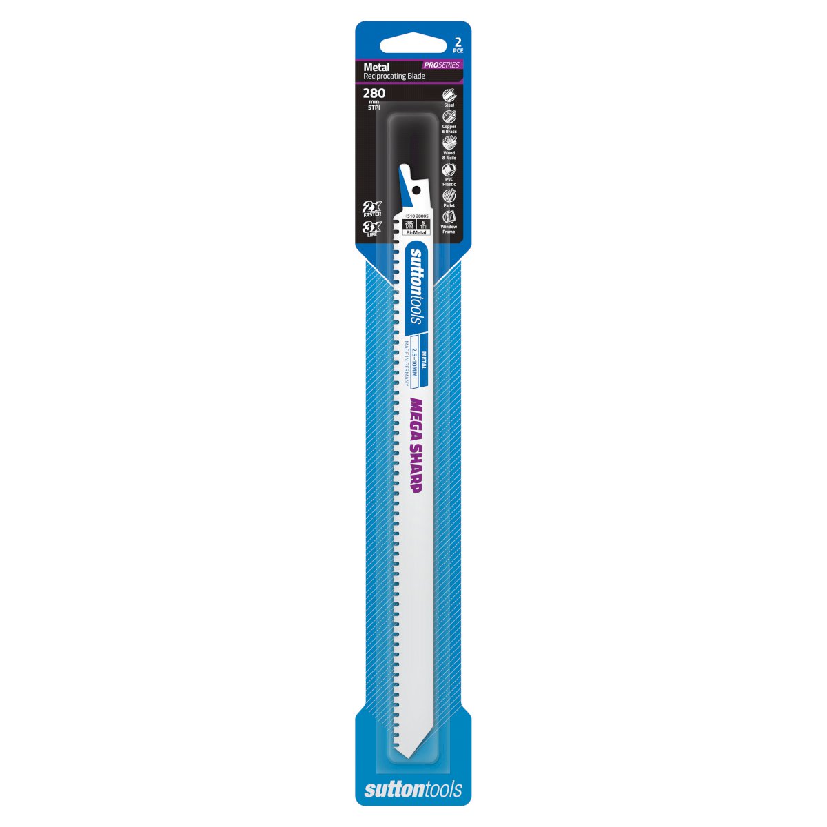 Sutton Blade H510 Recip Bim Metal Mega