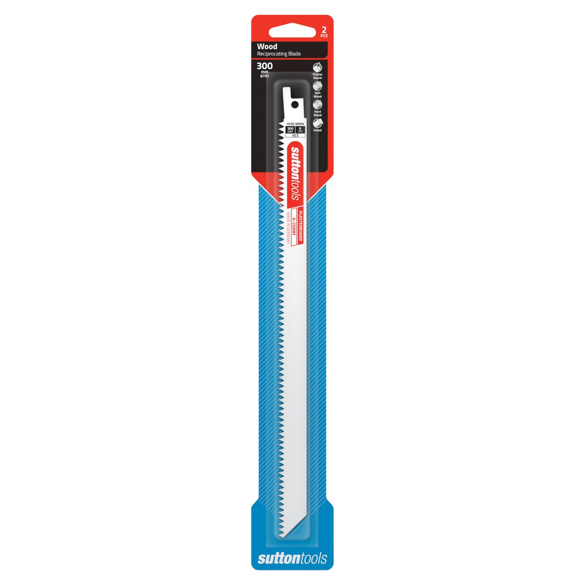 Sutton Blade H530 Recip Hcs Plaster