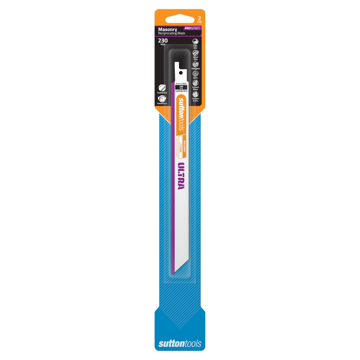 Sutton Blade H533 Recip Tc-grit Masonry Ultra