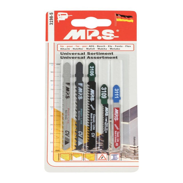 Sheffield Mps Assortment Jigsaw Blades Euro Shank — official supplier product image