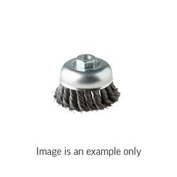 Sheffield Cup Brush Twist Knot High Carbon Steel Wire