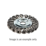 Sheffield Wheel Brush Twist Knot High Carbon Steel Wire