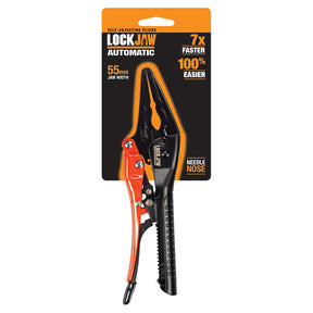 CARBiTOOL L212 Plier Locking Long Nose Straight Jaw GEN2 Lockjaw