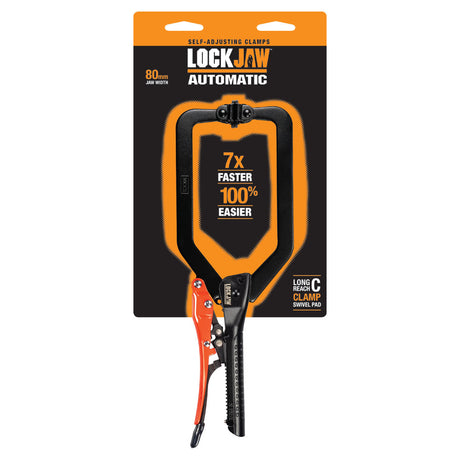 CARBiTOOL L218 Clamp Locking C-clamp Swivel Jaw GEN2 Lockjaw