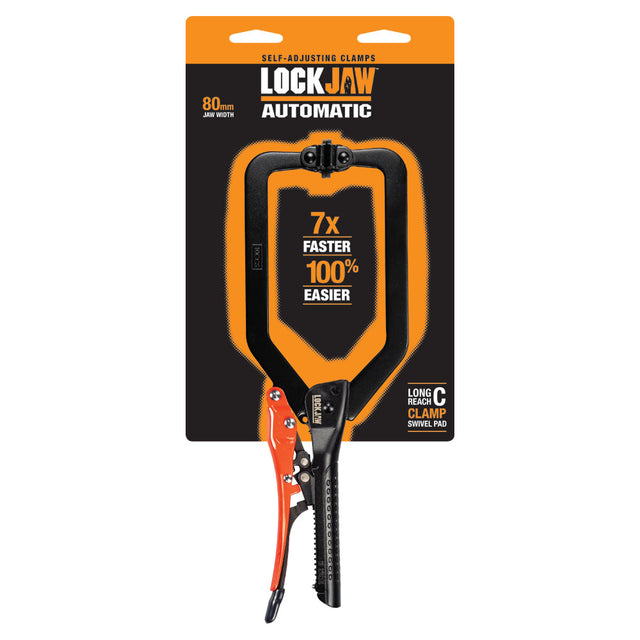 CARBiTOOL L218 Clamp Locking C-clamp Swivel Jaw GEN2 Lockjaw