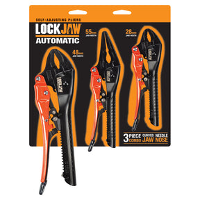 CARBiTOOL L293 Plier Set Self Adj Curved Needle