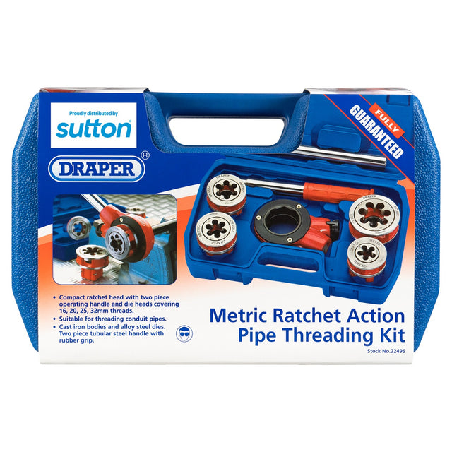 CARBiTOOL M455 Metric Pipe Thread Sets Draper