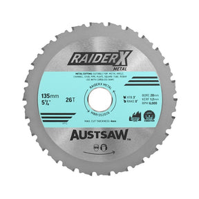 Sheffield Austsaw RaiderX Metal Blade — official supplier product image
