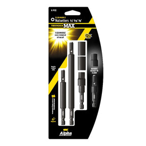 Sheffield ThunderMax Cleanable Nutsetter Kit - 6 Piece (1/4, 5/16 And 3/8in)