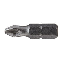 Sheffield Pozi PZ2 Ribbed Insert Bit