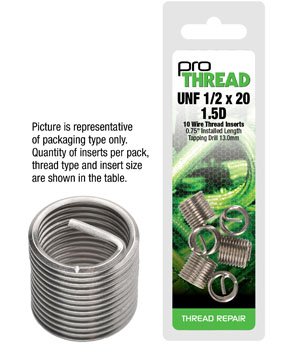 Bordo Stainless Steel Metric Inserts