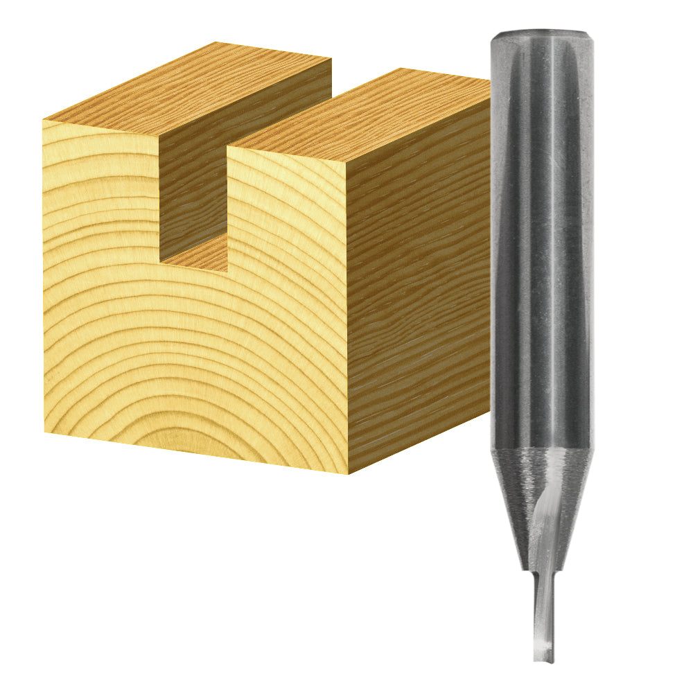 Single Flute Straight Flute Solid Carbide | CARBiTOOL