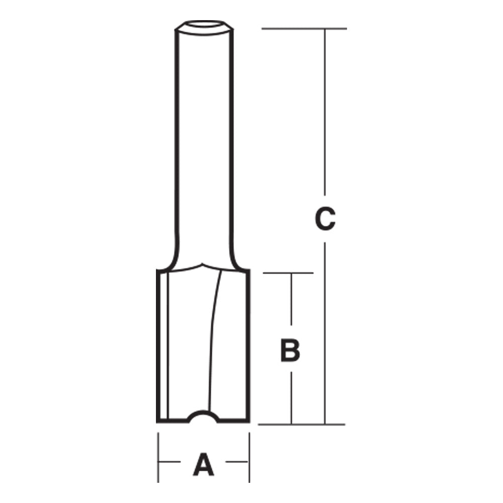 2 Flute Straight Solid Carbide | CARBiTOOL