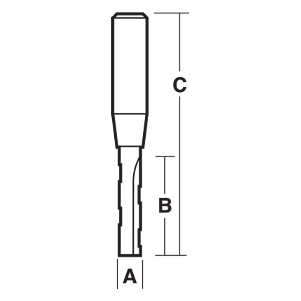 Slot Mortise Bit End Cutting with Chip Breaker Solid | CARBiTOOL