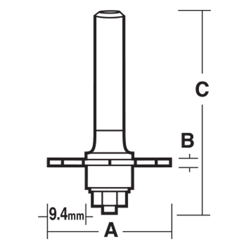Slotting Cutter Assemblies with Ball Bearing Guide Solid Carbide | CARBiTOOL