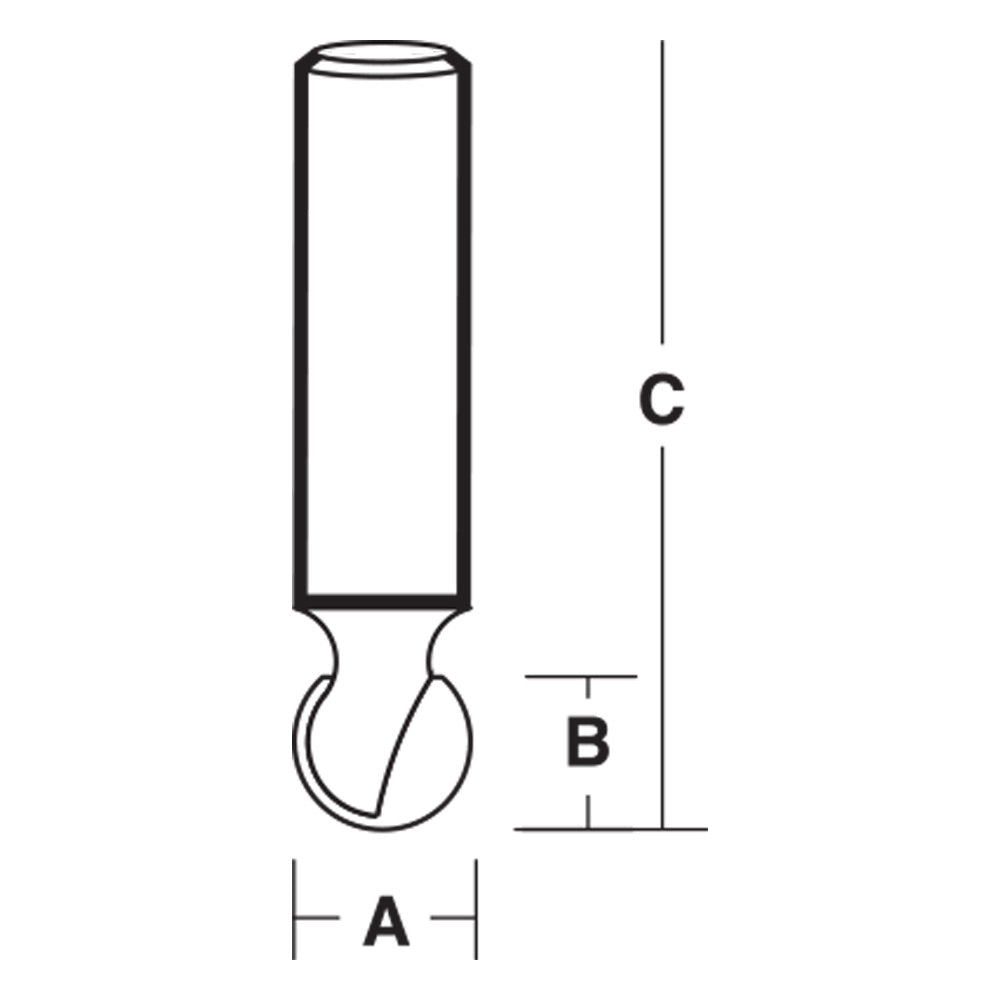 Ball End Bit | CARBiTOOL