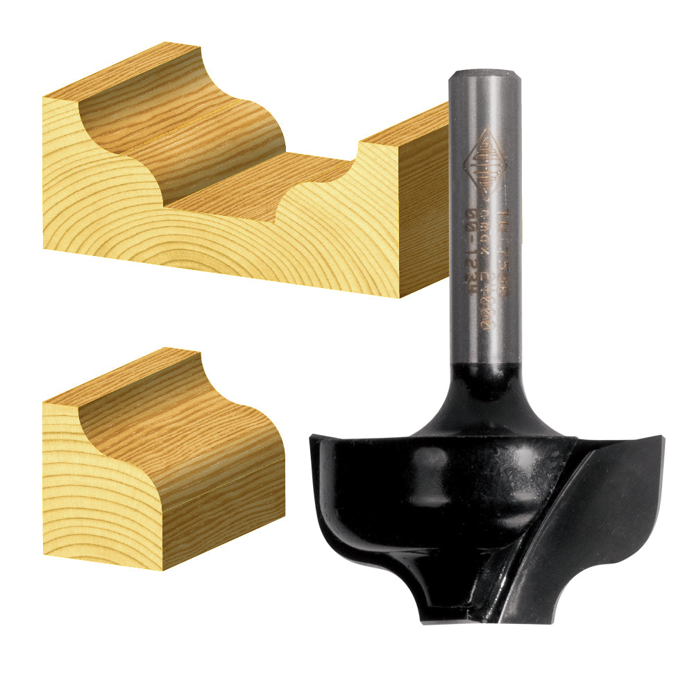 Ogee Bit Wide Flat Bottom | CARBiTOOL