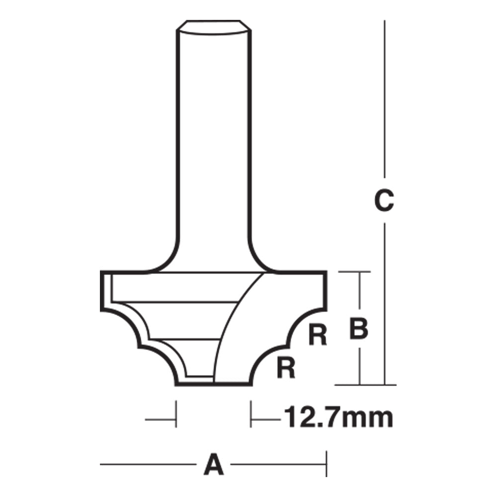 Double Beading Bit with Ball Bearing Guide | CARBiTOOL