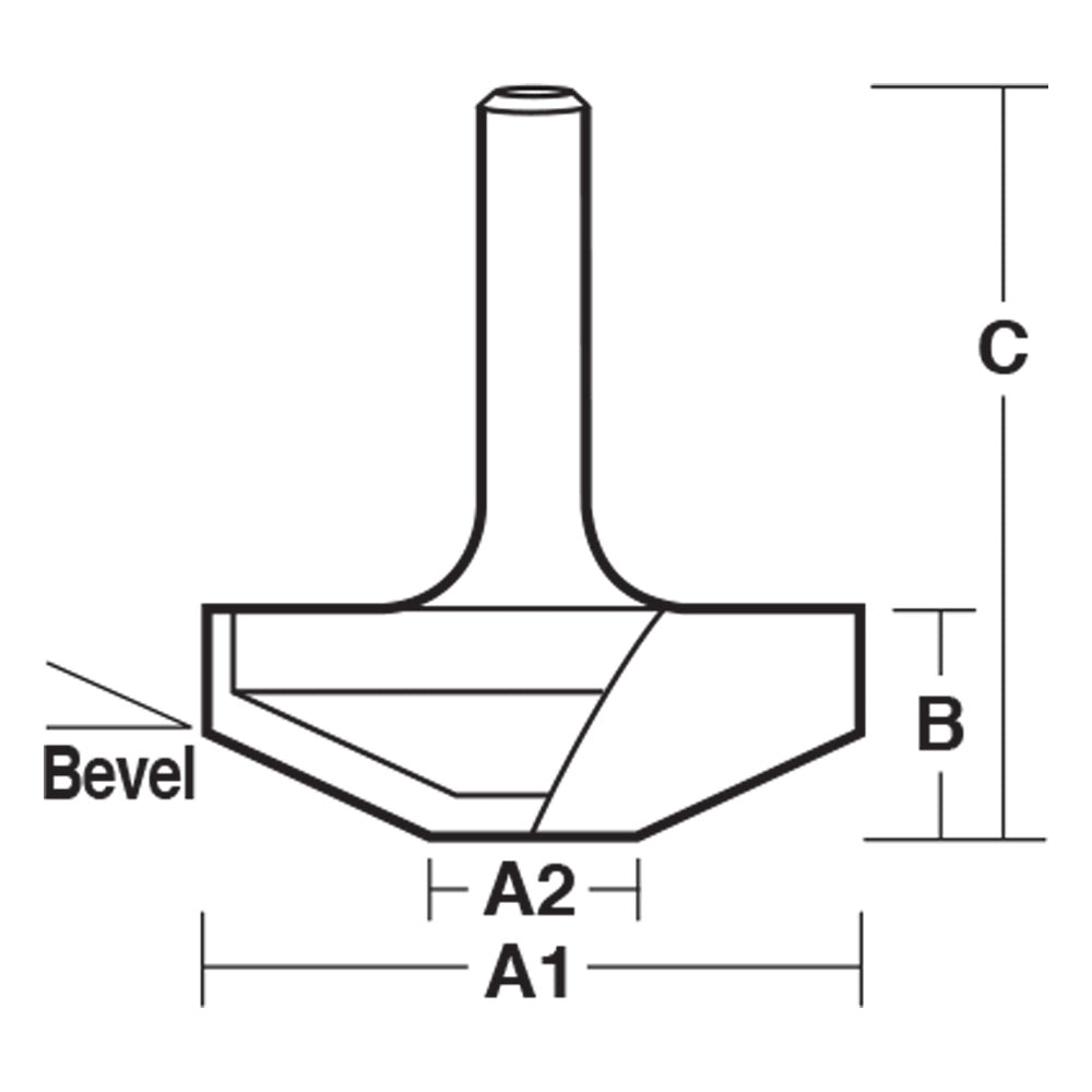 Panel Bit Wide Flat Bottom | CARBiTOOL