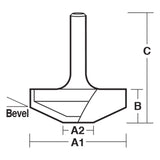 Panel Bit Wide Flat Bottom | CARBiTOOL