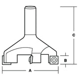 Replaceable Insert Surface Planer Bit | CARBiTOOL