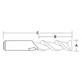 2 Flute Straigh Bit Foam Cutter | CARBiTOOL