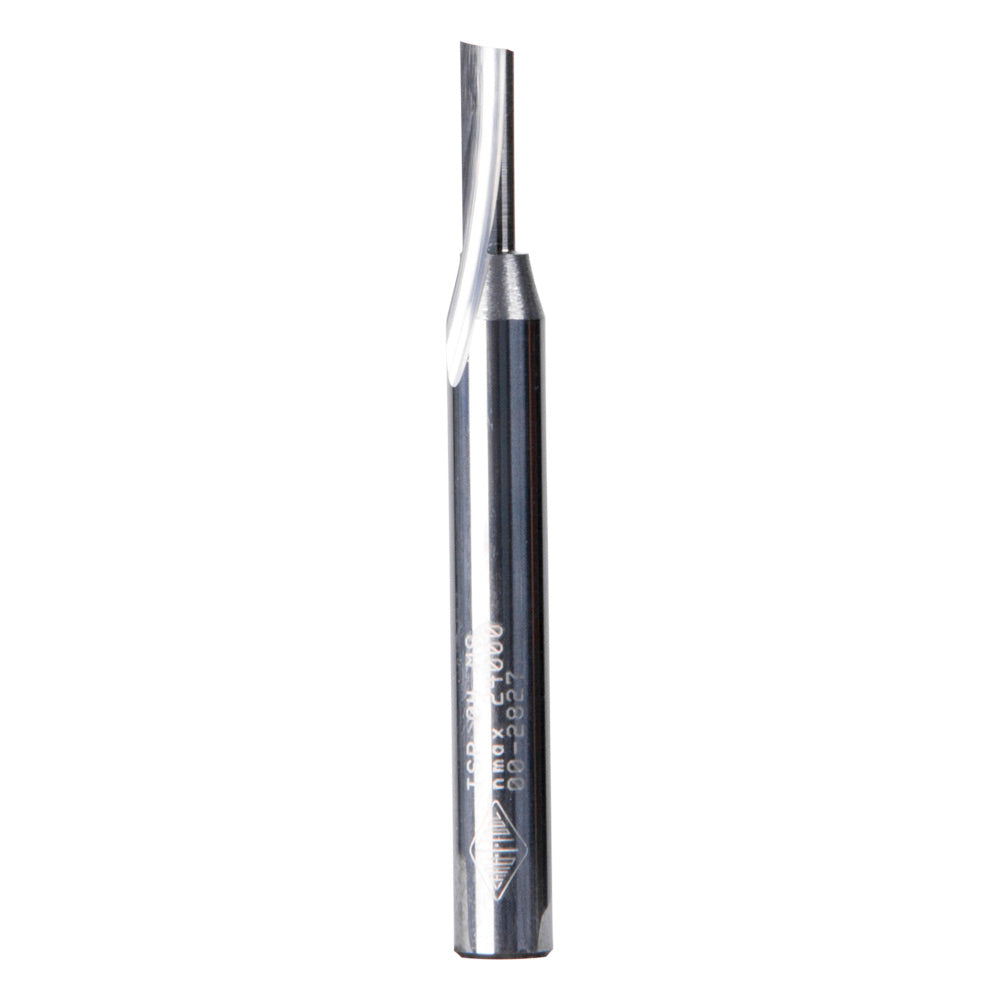 Single Spoon Flute Plastic & Aluminium Straight Bit | CARBiTOOL