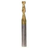 Finishing Spiral Bit TiN Coated Down Cut | CARBiTOOL