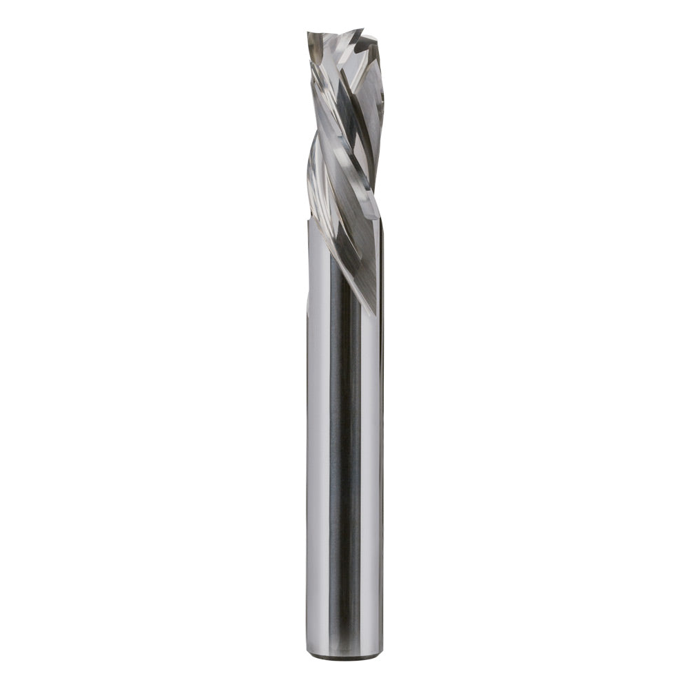 3 Flute Compression Bit For Mortising Short Up Cut | CARBiTOOL