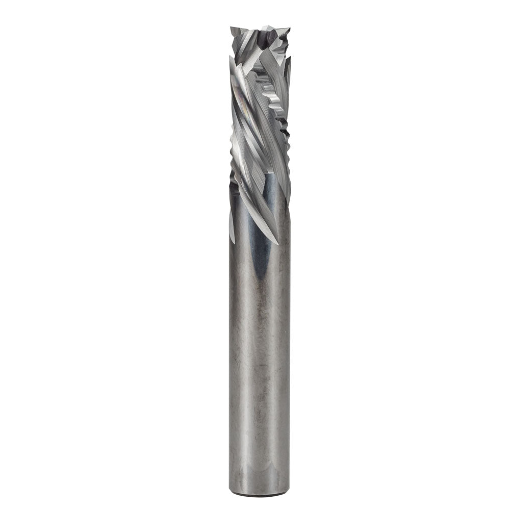 4 Flute Combined Rougher/Finisher Compression Bit Short Up Cut | CARBiTOOL