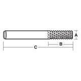 Fibreglass Bit Solid Carbide Diamond Cut | CARBiTOOL