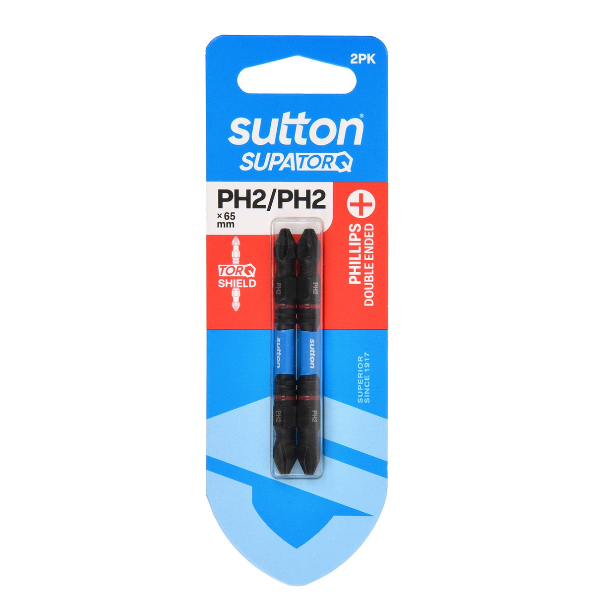 Sutton Screwdriver Bit S201 Supatorq Phillips PH2 D End